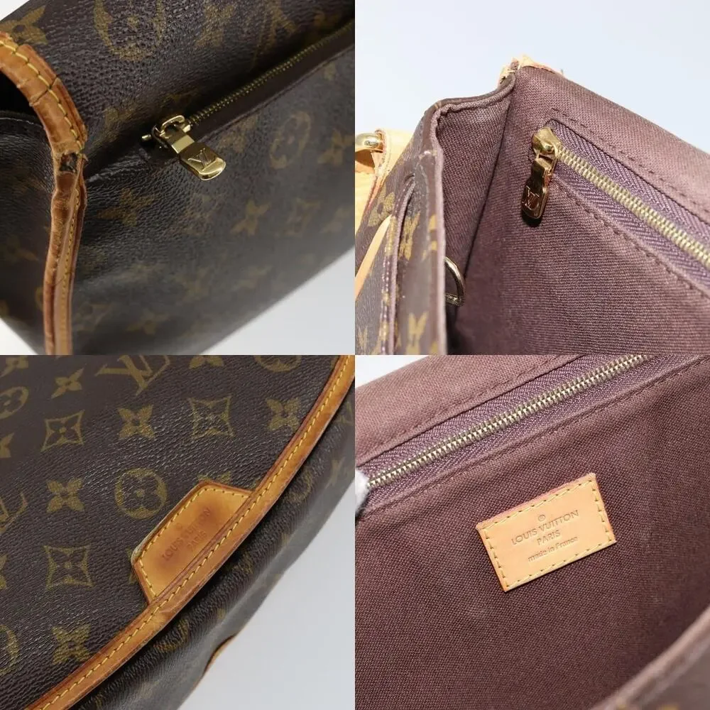 Louis Vuitton Monogram Menilmontant MM Shoulder Bag Brown